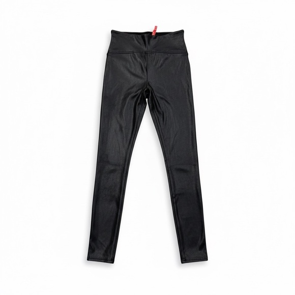 Spanx black faux leather leggings - Picture 3 of 4
